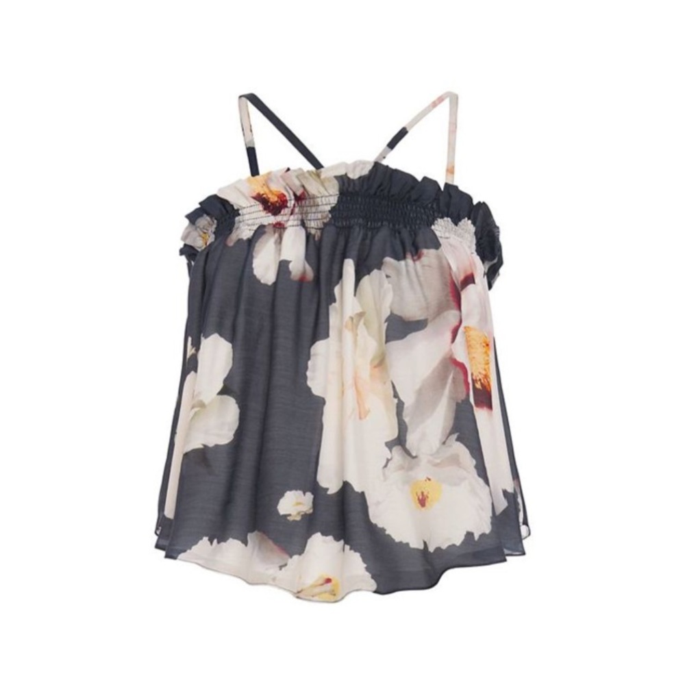 Intermix Exclusive Multi-Color Warren Ruffle Top - Picture 2 of 5